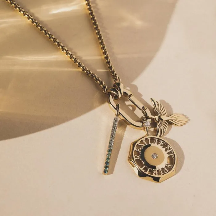 Resilience Trio Interchangeable Charm Necklace Stainless Steel Gold Women Alex And Ani Interchangeable Starter Set Resilience Trio Interchangeable Charm Necklace Stainless Steel Gold Women Alex And Ani Interchangeable Starter Set