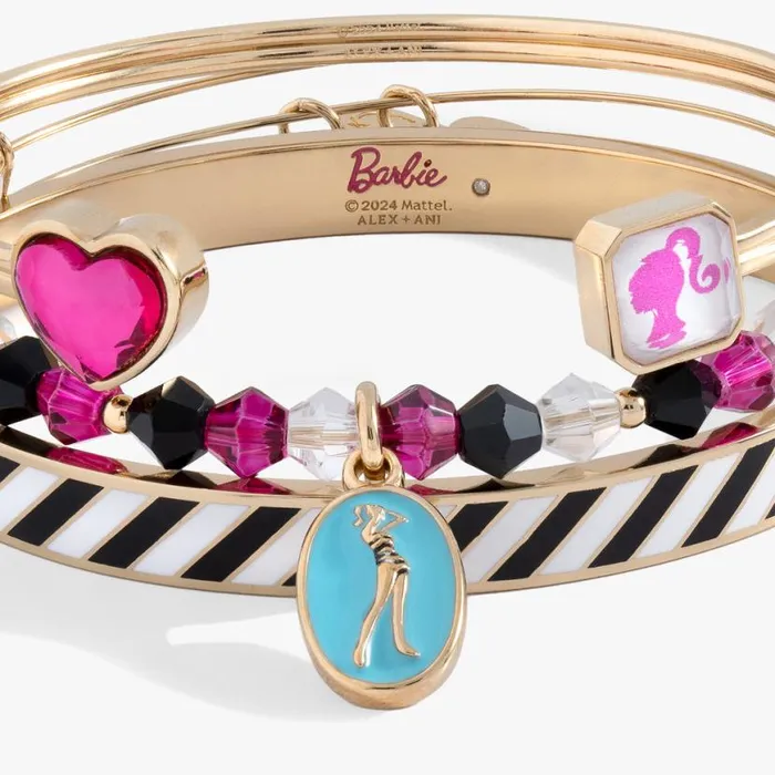 Retro Barbie Bracelet Set Of 3 Gold Women Alex And Ani Bracelets Retro Barbie Bracelet Set Of 3 Gold Women Alex And Ani Bracelets