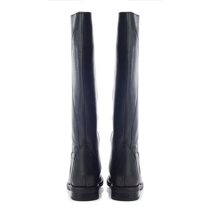 Riding And Flat Boots Women Moda In Pelle Bsoleful BGinny Black Leather