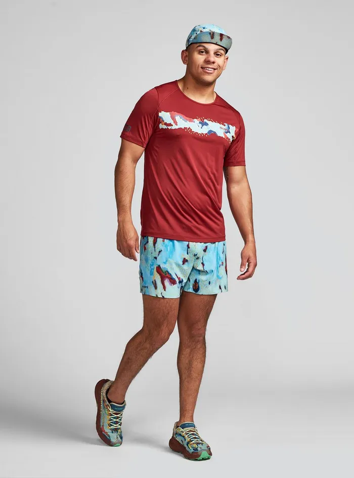 Run All Day Tee X Janji Vastlands Men Merrell Tops