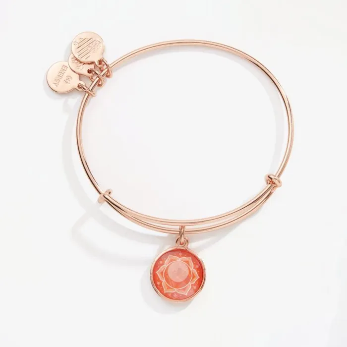 Sacral Chakra Charm Bangle Bracelet Shiny Rose Gold Women Alex And Ani Iconic Alex And Ani Sacral Chakra Charm Bangle Bracelet Shiny Rose Gold Women Alex And Ani Iconic Alex And Ani