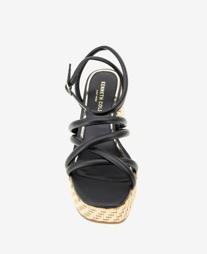 Sandals and Wedges Women Kenneth Cole Daphne Platform Heeled Sandal Black Sandals and Wedges Women Kenneth Cole Daphne Platform Heeled Sandal Black
