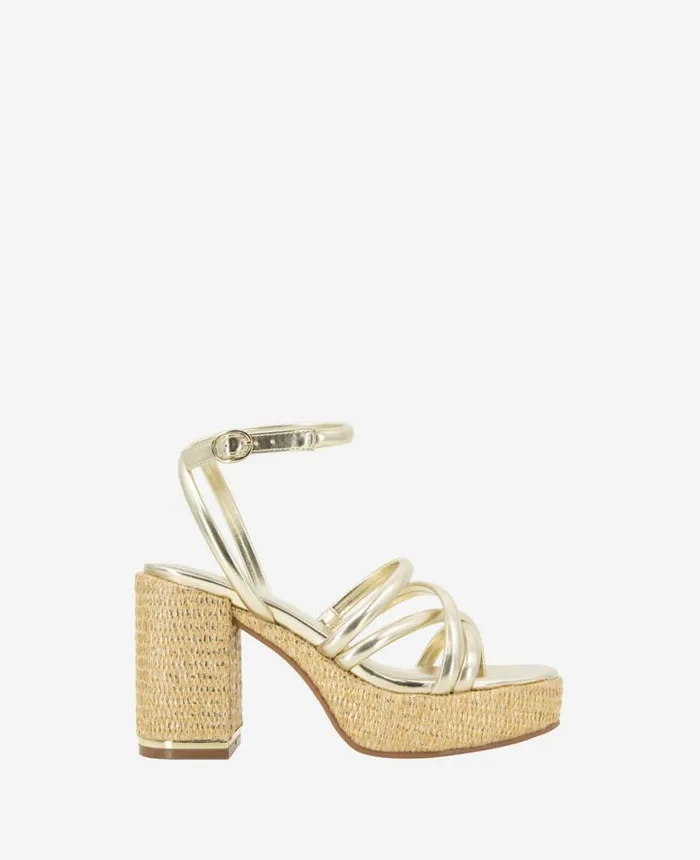Sandals and Wedges Women Kenneth Cole Daphne Platform Heeled Sandal Soft Gold Sandals and Wedges Women Kenneth Cole Daphne Platform Heeled Sandal Soft Gold
