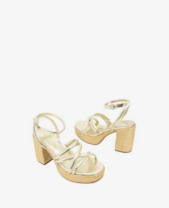 Sandals and Wedges Women Kenneth Cole Daphne Platform Heeled Sandal Soft Gold Sandals and Wedges Women Kenneth Cole Daphne Platform Heeled Sandal Soft Gold