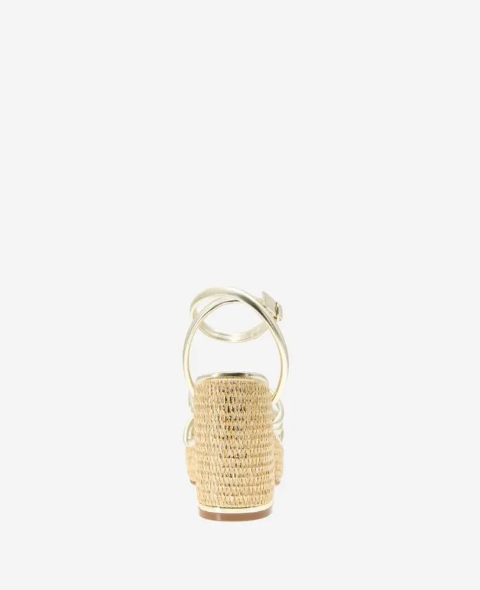Sandals and Wedges Women Kenneth Cole Daphne Platform Heeled Sandal Soft Gold Sandals and Wedges Women Kenneth Cole Daphne Platform Heeled Sandal Soft Gold