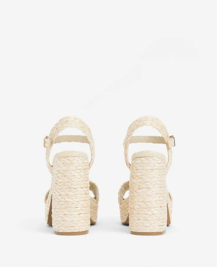Sandals and Wedges Women Kenneth Cole Dolly Ankle Strap Platform Heeled Sandal Natural Raffia Sandals and Wedges Women Kenneth Cole Dolly Ankle Strap Platform Heeled Sandal Natural Raffia