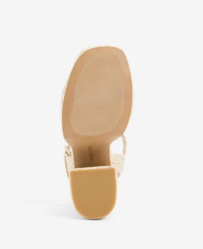 Sandals and Wedges Women Kenneth Cole Dolly Ankle Strap Platform Heeled Sandal Natural Raffia Sandals and Wedges Women Kenneth Cole Dolly Ankle Strap Platform Heeled Sandal Natural Raffia