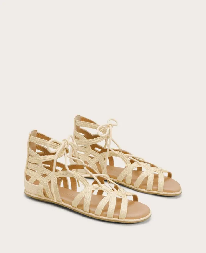 Sandals and Wedges Women Kenneth Cole GENTLE SOULS 8211 Break My Heart Gladiator Sandal Natural Raffia Sandals and Wedges Women Kenneth Cole GENTLE SOULS 8211 Break My Heart Gladiator Sandal Natural Raffia