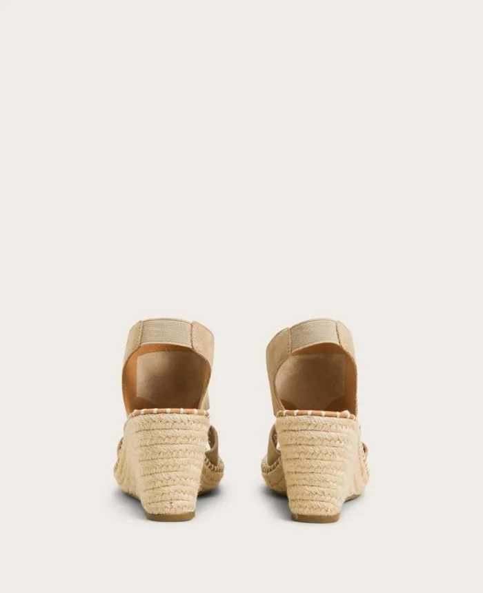 Sandals and Wedges Women Kenneth Cole GENTLE SOULS Cody Suede Espadrille Wedge Mushroom Suede Sandals and Wedges Women Kenneth Cole GENTLE SOULS Cody Suede Espadrille Wedge Mushroom Suede