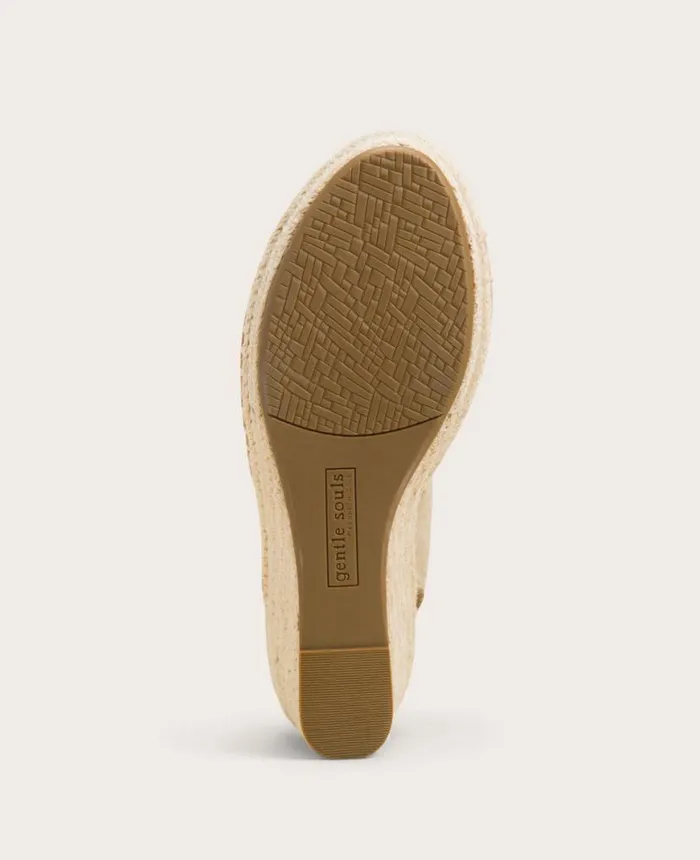 Sandals and Wedges Women Kenneth Cole GENTLE SOULS Cody Suede Espadrille Wedge Mushroom Suede Sandals and Wedges Women Kenneth Cole GENTLE SOULS Cody Suede Espadrille Wedge Mushroom Suede