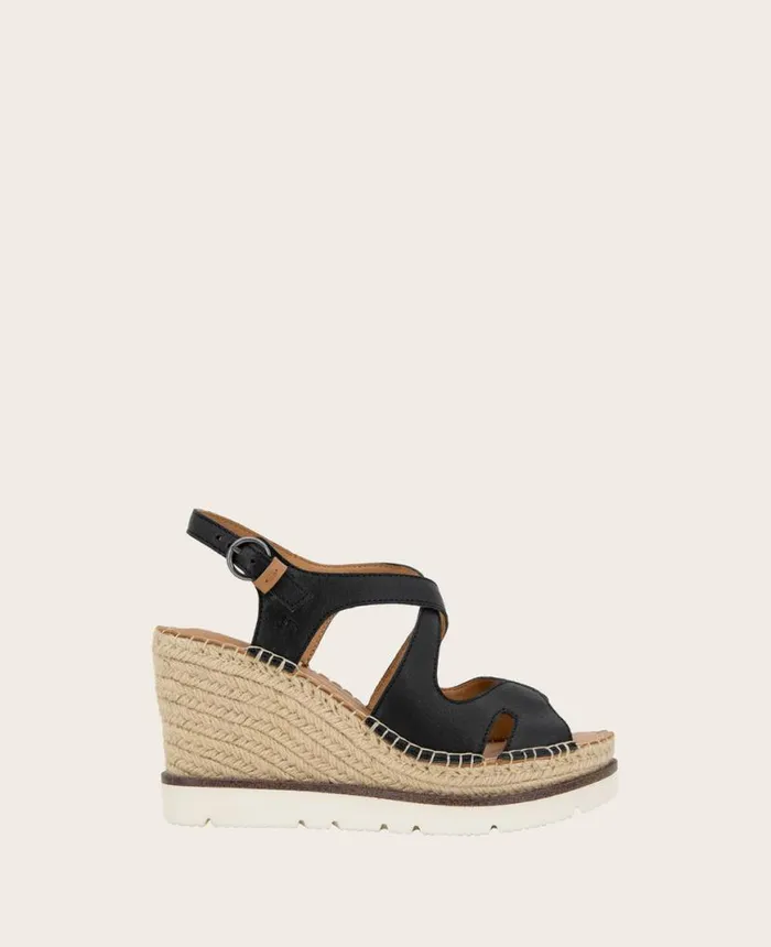 Sandals and Wedges Women Kenneth Cole GENTLE SOULS Elise Espadrille Wedge Black Sandals and Wedges Women Kenneth Cole GENTLE SOULS Elise Espadrille Wedge Black