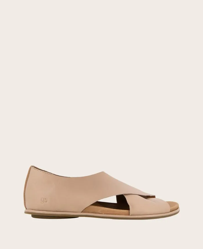 Sandals and Wedges Women Kenneth Cole GENTLE SOULS Laniey XBand Leather Sandal Chai Sandals and Wedges Women Kenneth Cole GENTLE SOULS Laniey XBand Leather Sandal Chai
