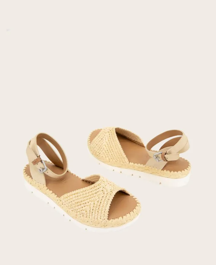 Sandals and Wedges Women Kenneth Cole GENTLE SOULS Lucille Sandal Natural