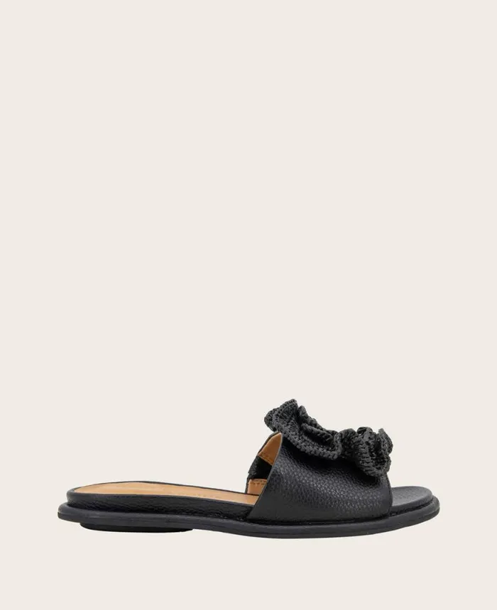 Sandals and Wedges Women Kenneth Cole GENTLE SOULS Lucy Sandal Black Leather