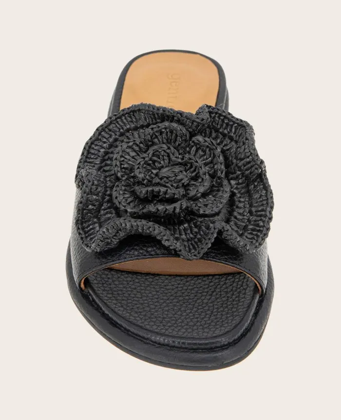 Sandals and Wedges Women Kenneth Cole GENTLE SOULS Lucy Sandal Black Leather