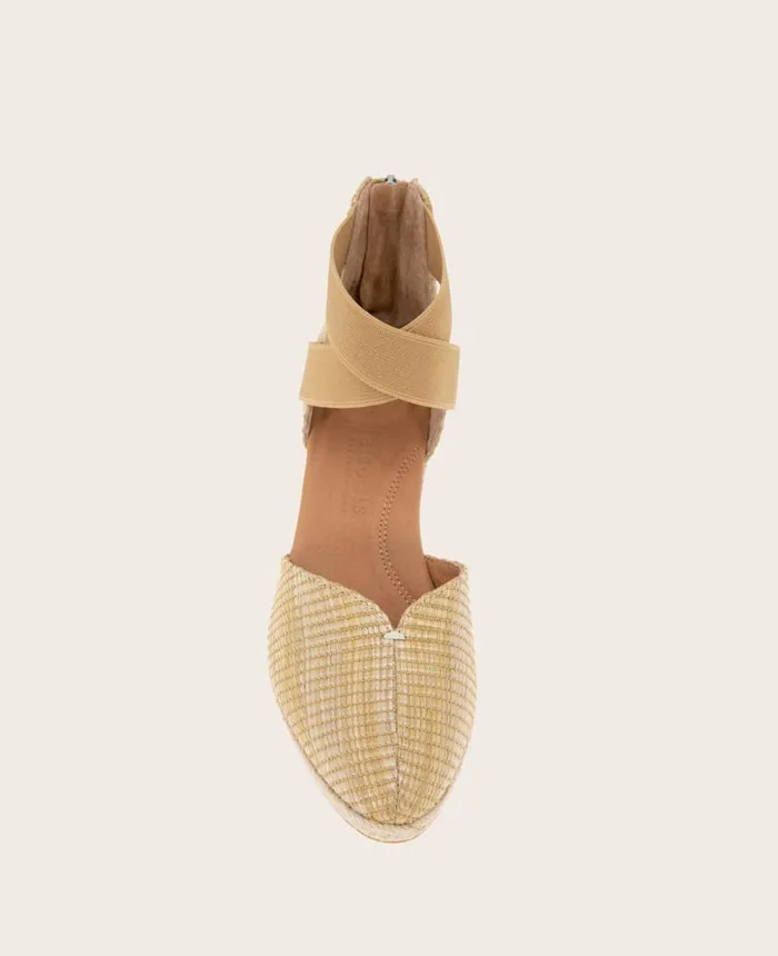 Sandals and Wedges Women Kenneth Cole GENTLE SOULS Orya Leather Espadrille Wedge Natural Sandals and Wedges Women Kenneth Cole GENTLE SOULS Orya Leather Espadrille Wedge Natural