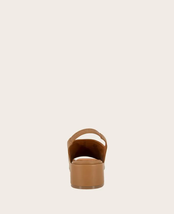 Sandals and Wedges Women Kenneth Cole GENTLE SOULS Penny Block Heel Slingback Sandal Camel Sandals and Wedges Women Kenneth Cole GENTLE SOULS Penny Block Heel Slingback Sandal Camel