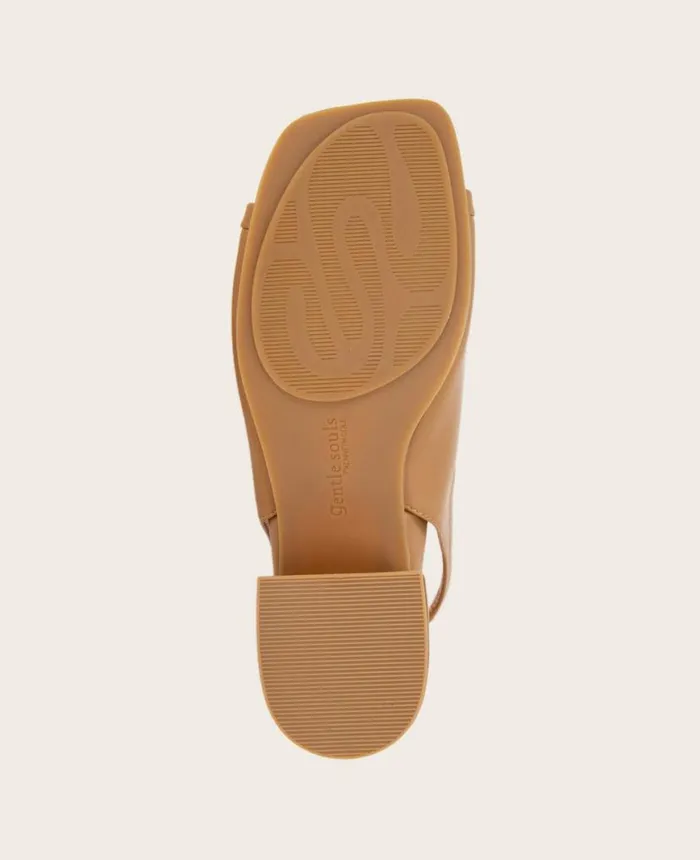 Sandals and Wedges Women Kenneth Cole GENTLE SOULS Penny Block Heel Slingback Sandal Camel Sandals and Wedges Women Kenneth Cole GENTLE SOULS Penny Block Heel Slingback Sandal Camel