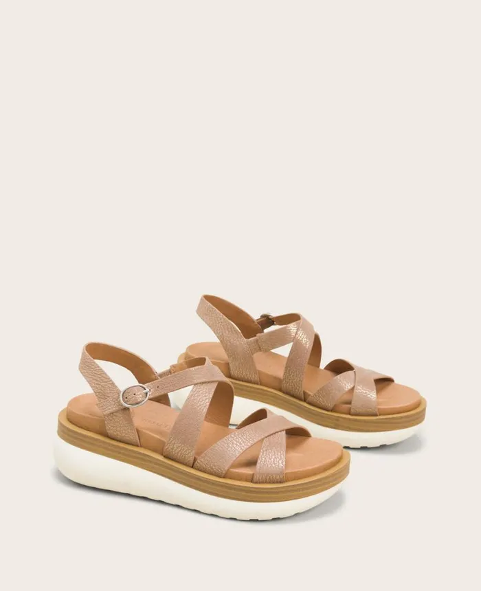 Sandals and Wedges Women Kenneth Cole GENTLE SOULS Reebha Leather Platform Sandal Clay Nubuck Sandals and Wedges Women Kenneth Cole GENTLE SOULS Reebha Leather Platform Sandal Clay Nubuck