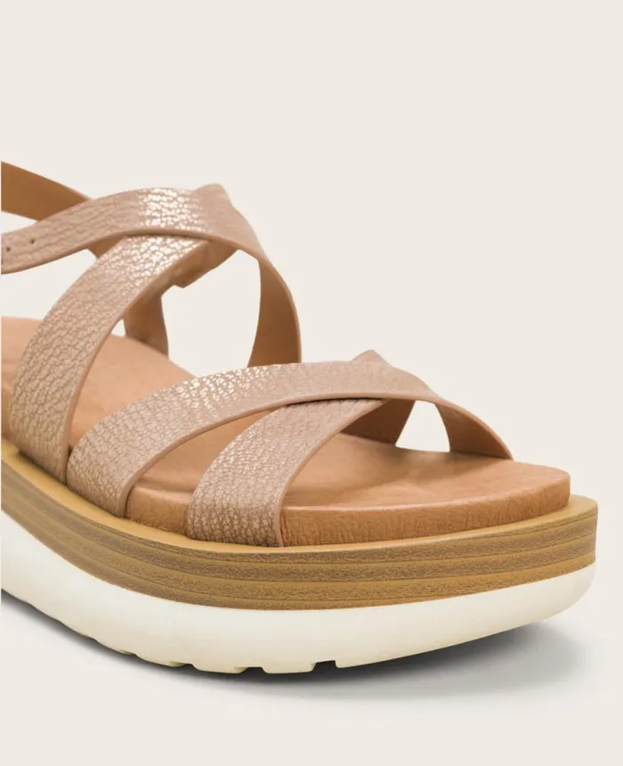 Sandals and Wedges Women Kenneth Cole GENTLE SOULS Reebha Leather Platform Sandal Clay Nubuck Sandals and Wedges Women Kenneth Cole GENTLE SOULS Reebha Leather Platform Sandal Clay Nubuck