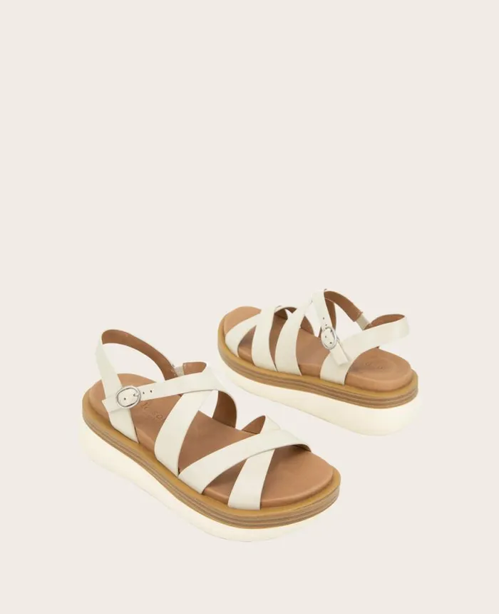 Sandals and Wedges Women Kenneth Cole GENTLE SOULS Reebha Leather Platform Sandal Stone Sandals and Wedges Women Kenneth Cole GENTLE SOULS Reebha Leather Platform Sandal Stone