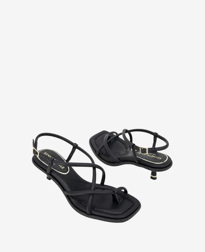 Sandals and Wedges Women Kenneth Cole Ginger Heeled Sandal Black