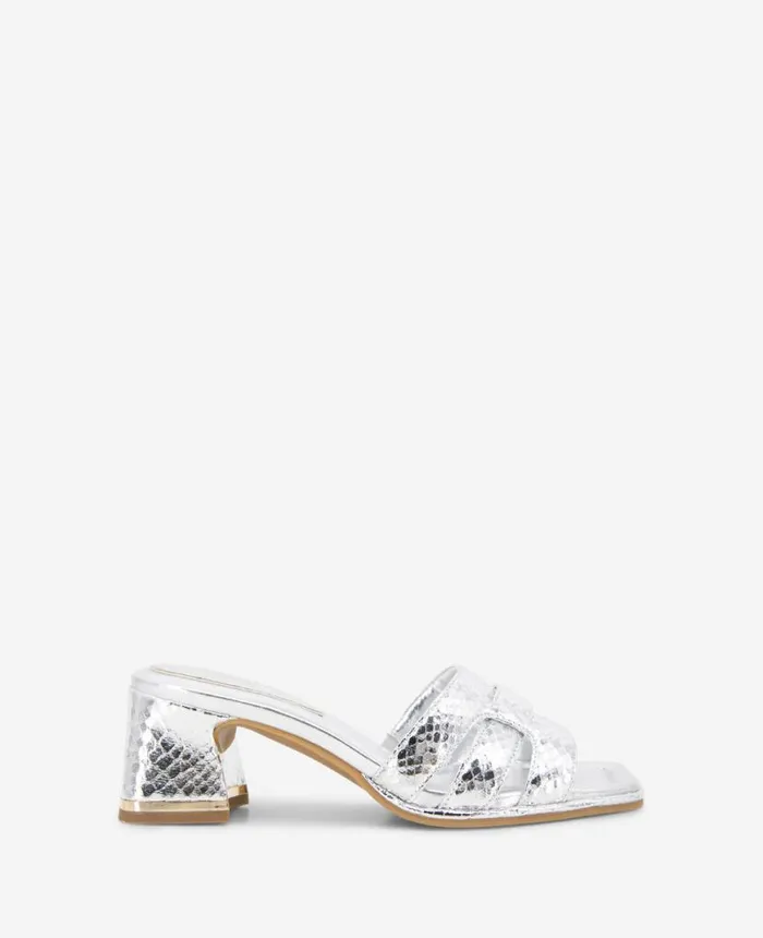 Sandals and Wedges Women Kenneth Cole Harper Heeled Sandal Silver