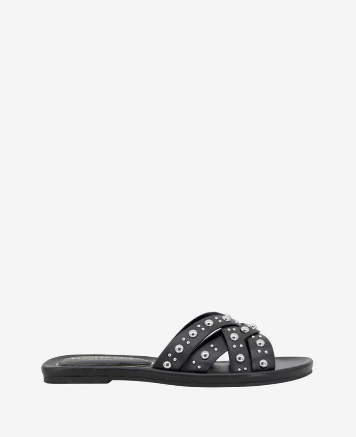 Sandals and Wedges Women Kenneth Cole Jula Flat Sandal Black