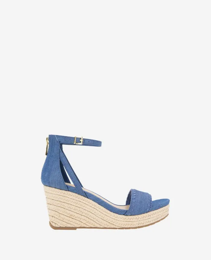 Sandals and Wedges Women Kenneth Cole REACTION 8211 The Colton Espadrille Wedge Sandal Denim Sandals and Wedges Women Kenneth Cole REACTION 8211 The Colton Espadrille Wedge Sandal Denim