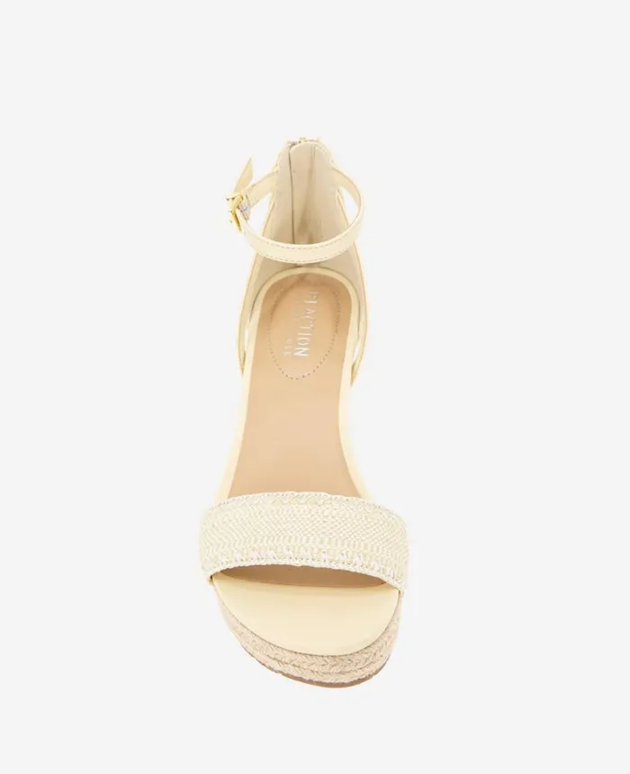 Sandals and Wedges Women Kenneth Cole REACTION 8211 The Colton Espadrille Wedge Sandal Natural Sandals and Wedges Women Kenneth Cole REACTION 8211 The Colton Espadrille Wedge Sandal Natural