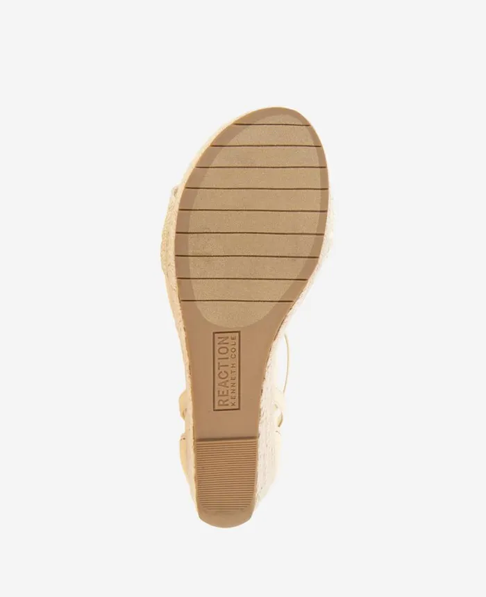 Sandals and Wedges Women Kenneth Cole REACTION 8211 The Colton Espadrille Wedge Sandal Natural Sandals and Wedges Women Kenneth Cole REACTION 8211 The Colton Espadrille Wedge Sandal Natural