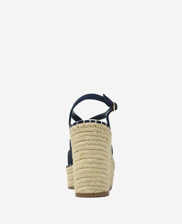 Sandals and Wedges Women Kenneth Cole The Solace Platform Espadrille Wedge Sandal Navy Suede Sandals and Wedges Women Kenneth Cole The Solace Platform Espadrille Wedge Sandal Navy Suede