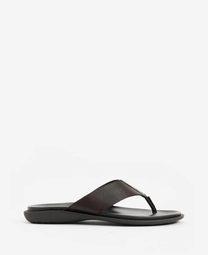 Sandals Men Kenneth Cole Sand Leather Thong Sandal Brown