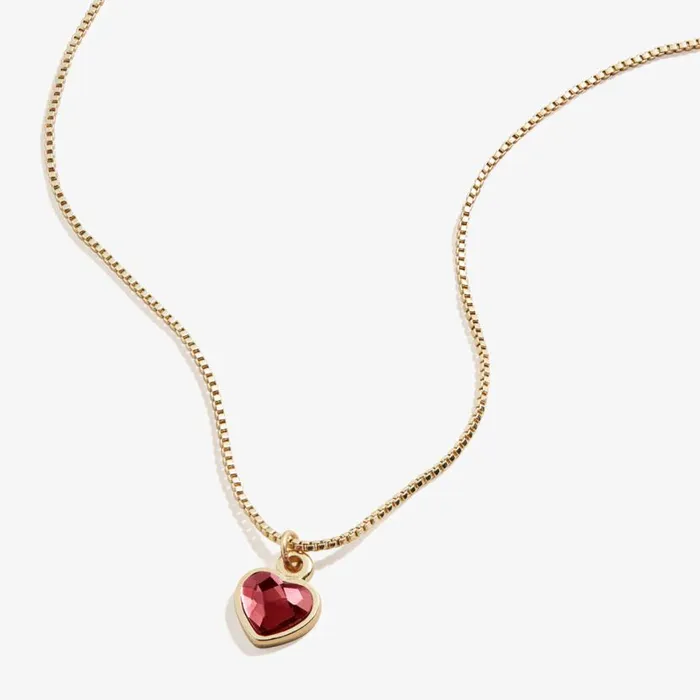 Scarlet Heart Necklace January Birthstone Silver Women Alex And Ani Heart Scarlet Heart Necklace January Birthstone Silver Women Alex And Ani Heart
