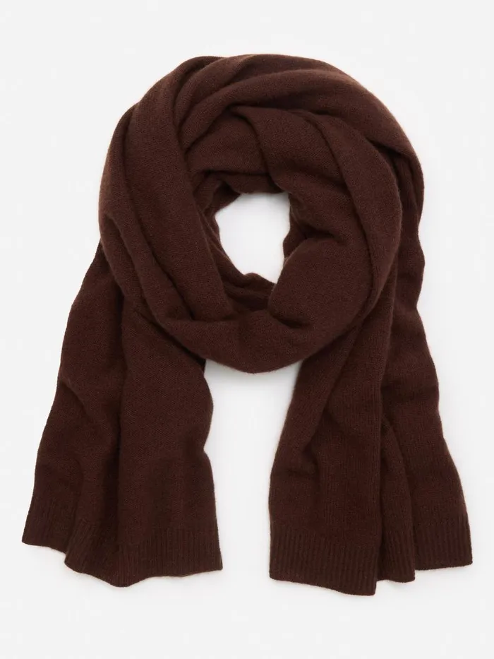 Scarves Women JMcLaughlin Ailia Cashmere Scarf Chocolate Brown