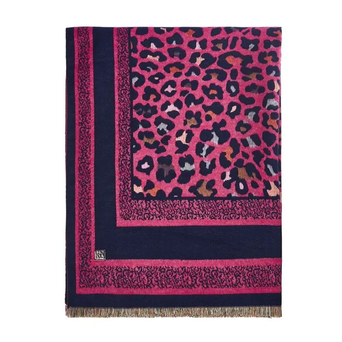 Scarves Women Moda In Pelle Leonniescarf Pink Textile