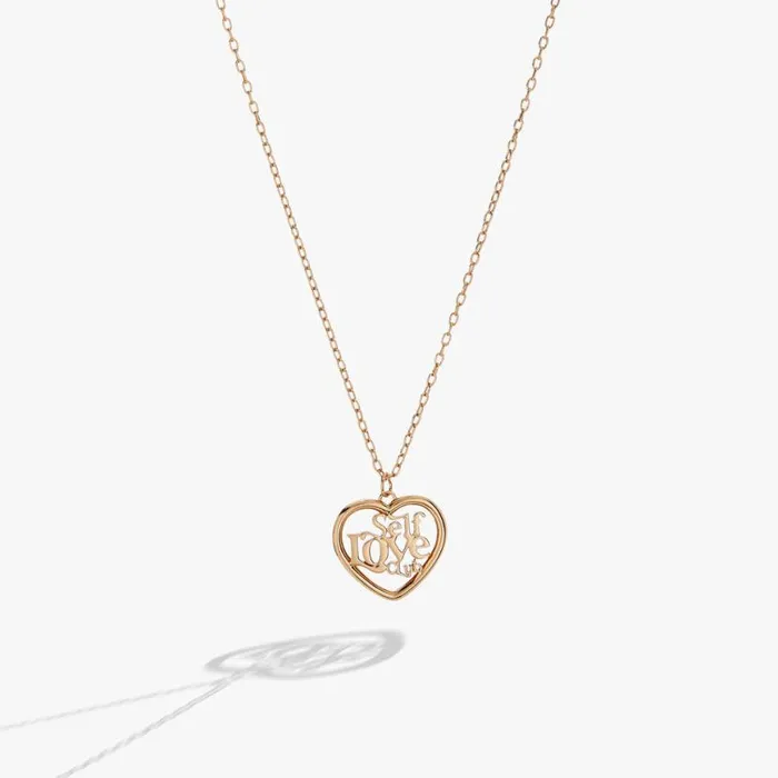 SelfLove Club Pendant Necklace Gold Women Alex And Ani Necklaces
