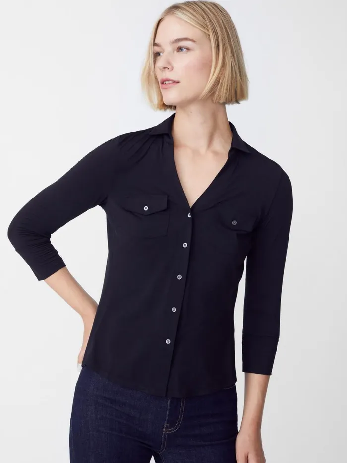 Shirts and Tops Women JMcLaughlin Brynn Lyford Jersey Shirt Black