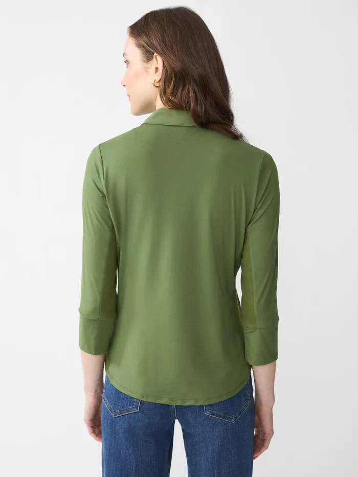 Shirts and Tops Women JMcLaughlin Brynn Lyford Jersey Shirt Moss Green Shirts and Tops Women JMcLaughlin Brynn Lyford Jersey Shirt Moss Green