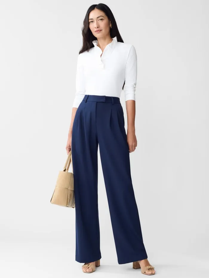 Shirts and Tops Women JMcLaughlin Durham Ruffle Top White