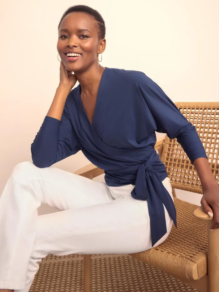 Shirts and Tops Women JMcLaughlin Kerrin Top Winter Navy