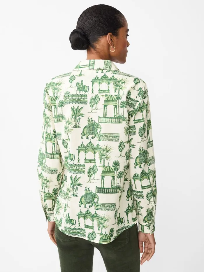 Shirts and Tops Women JMcLaughlin Lois Shirt In Desert Toile Off Whitegreen Shirts and Tops Women JMcLaughlin Lois Shirt In Desert Toile Off Whitegreen