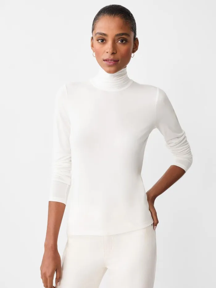 Shirts and Tops Women JMcLaughlin Nadia Turtleneck Off White