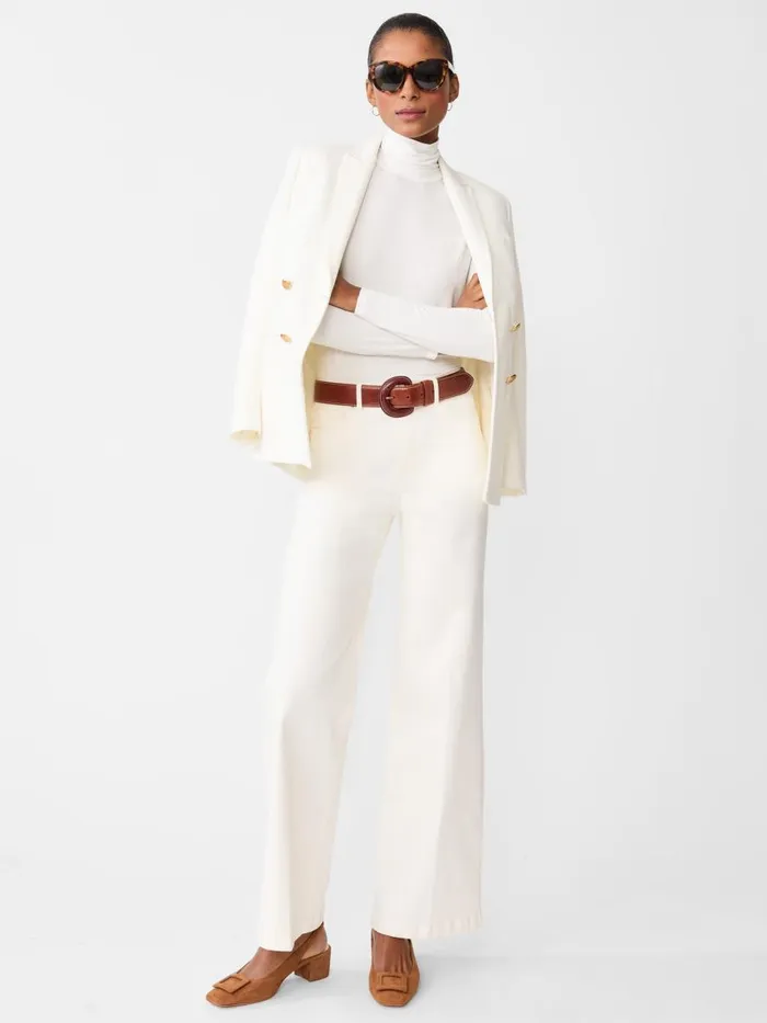 Shirts and Tops Women JMcLaughlin Nadia Turtleneck Off White