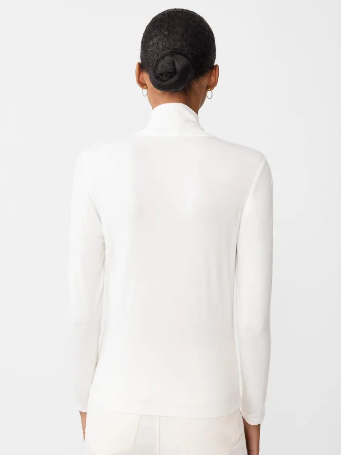 Shirts and Tops Women JMcLaughlin Nadia Turtleneck Off White