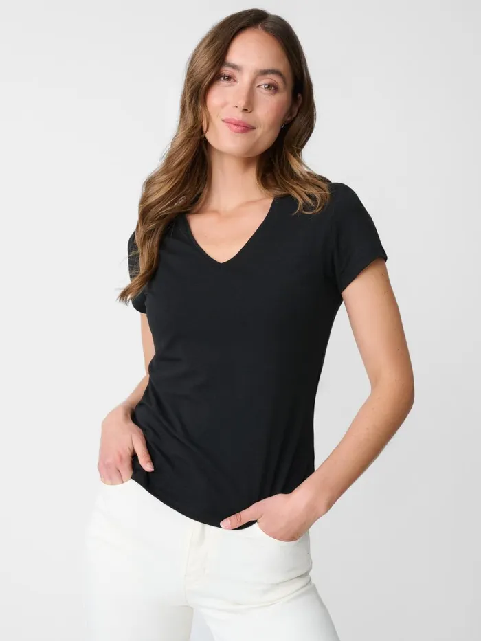 Shirts and Tops Women JMcLaughlin Terrine Tee Black