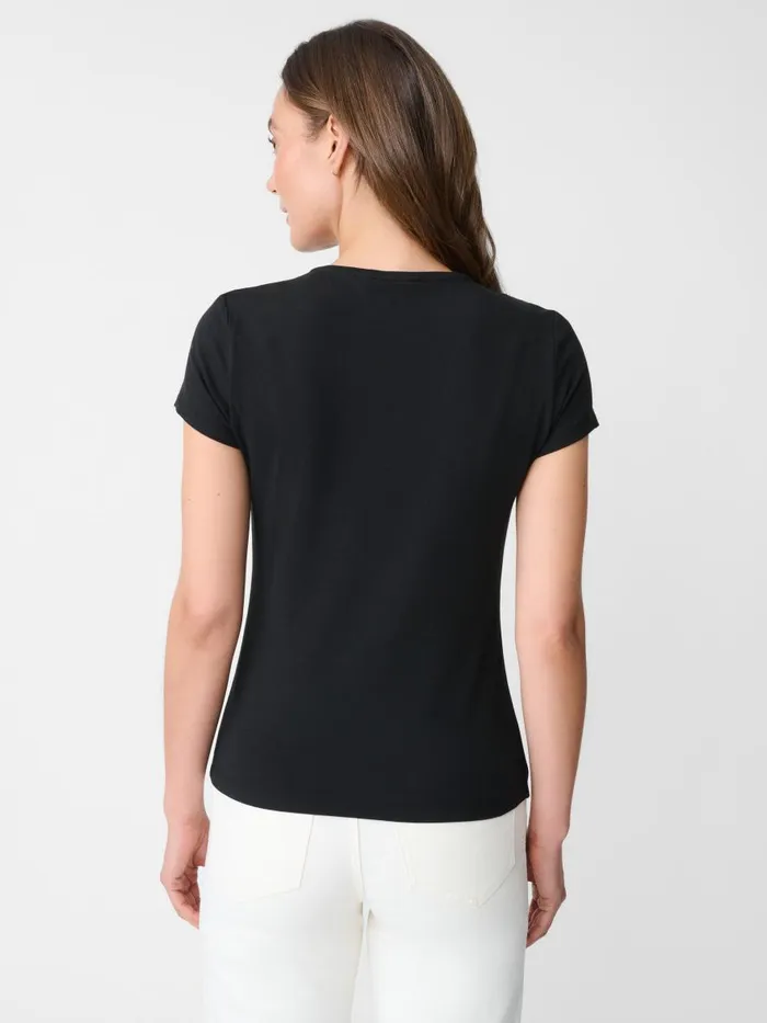 Shirts and Tops Women JMcLaughlin Terrine Tee Black Shirts and Tops Women JMcLaughlin Terrine Tee Black