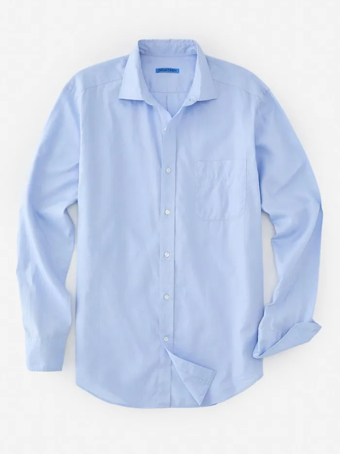 Shirts Men JMcLaughlin Club Classic Fit Shirt Blue Shirts Men JMcLaughlin Club Classic Fit Shirt Blue