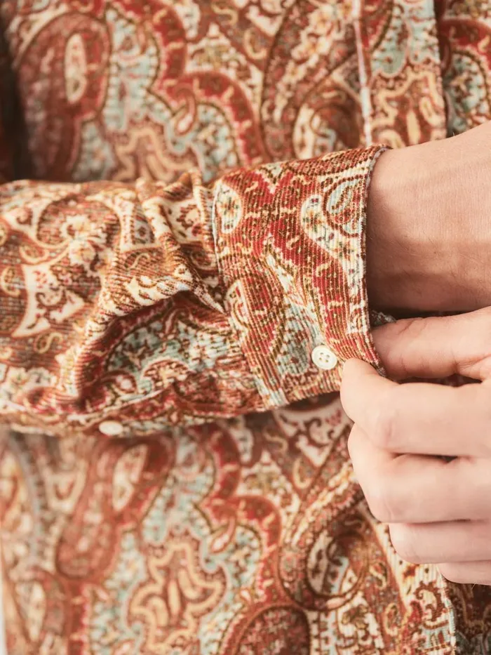 Shirts Men JMcLaughlin Collis Classic Fit Shirt In Paisley Brownburgundytan Shirts Men JMcLaughlin Collis Classic Fit Shirt In Paisley Brownburgundytan