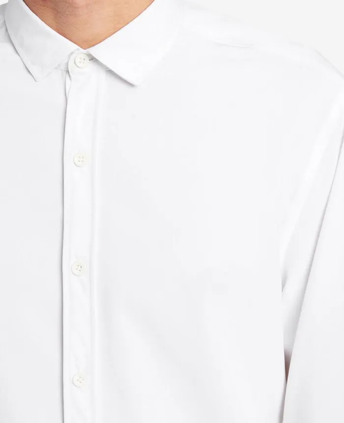 Shirts Men Kenneth Cole Stretch Solid ButtonDown Shirt White Shirts Men Kenneth Cole Stretch Solid ButtonDown Shirt White